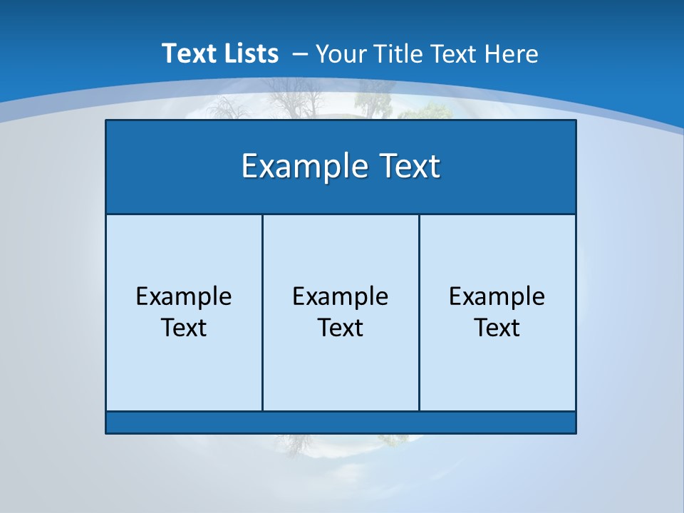 Small Grove Leafless PowerPoint Template