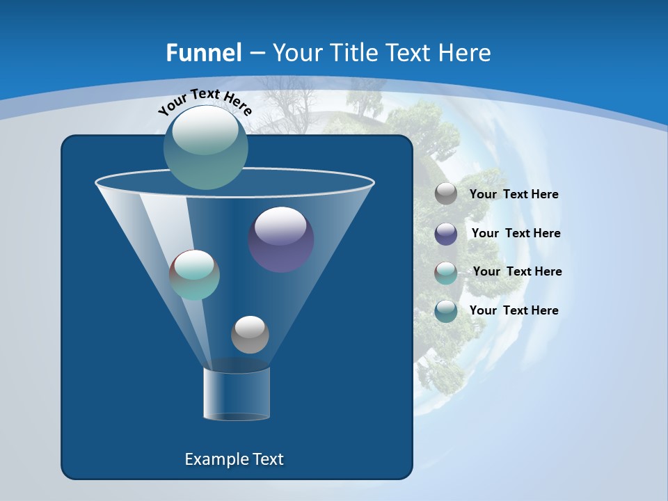 Small Grove Leafless PowerPoint Template