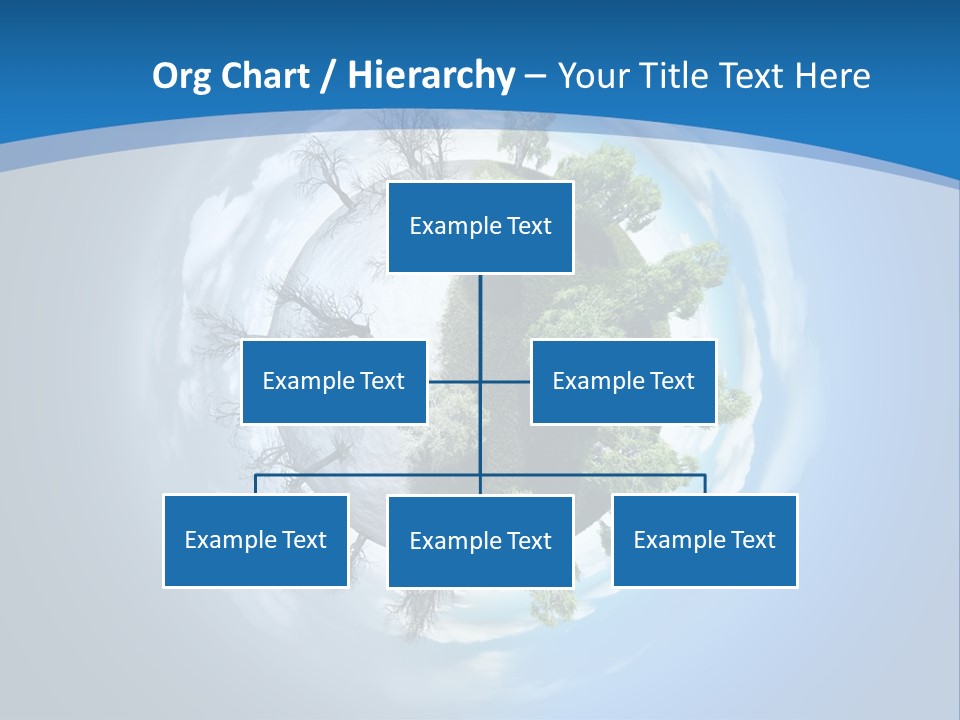 Small Grove Leafless PowerPoint Template