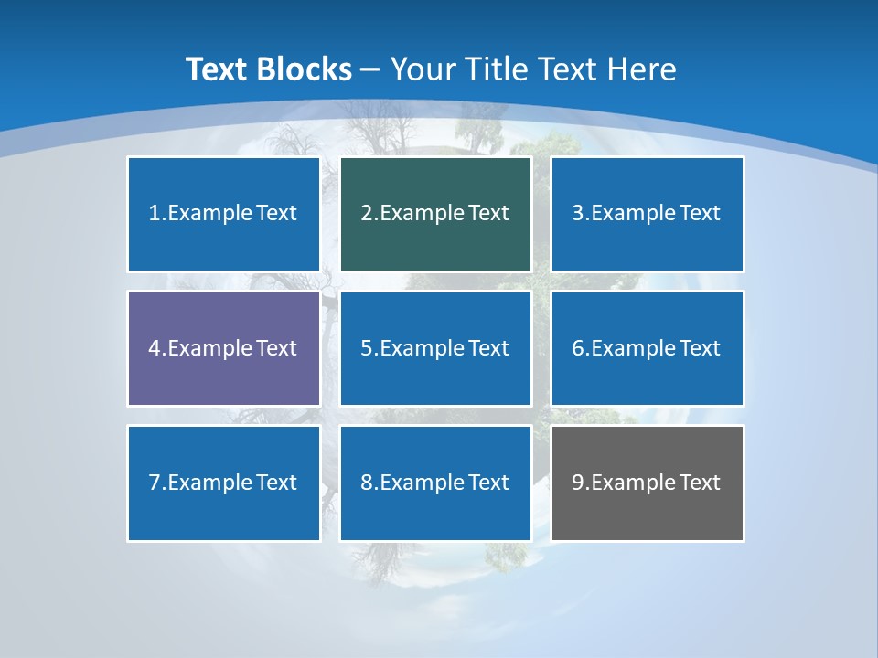 Small Grove Leafless PowerPoint Template