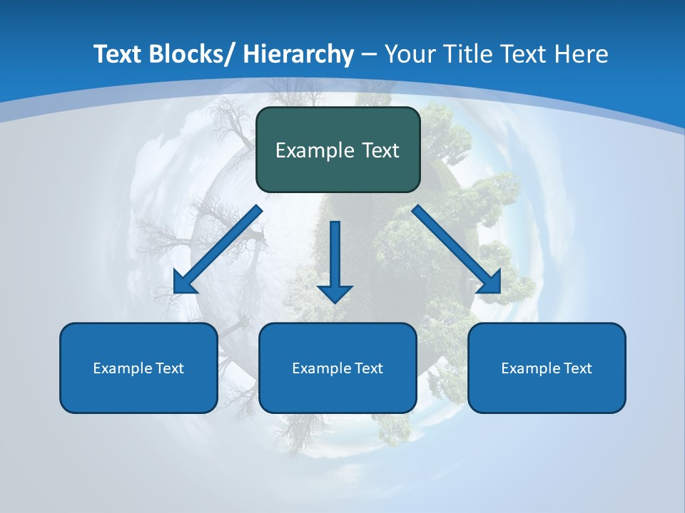 Small Grove Leafless PowerPoint Template