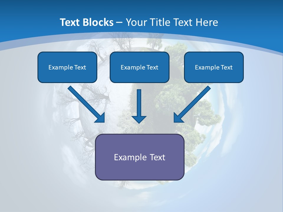 Small Grove Leafless PowerPoint Template