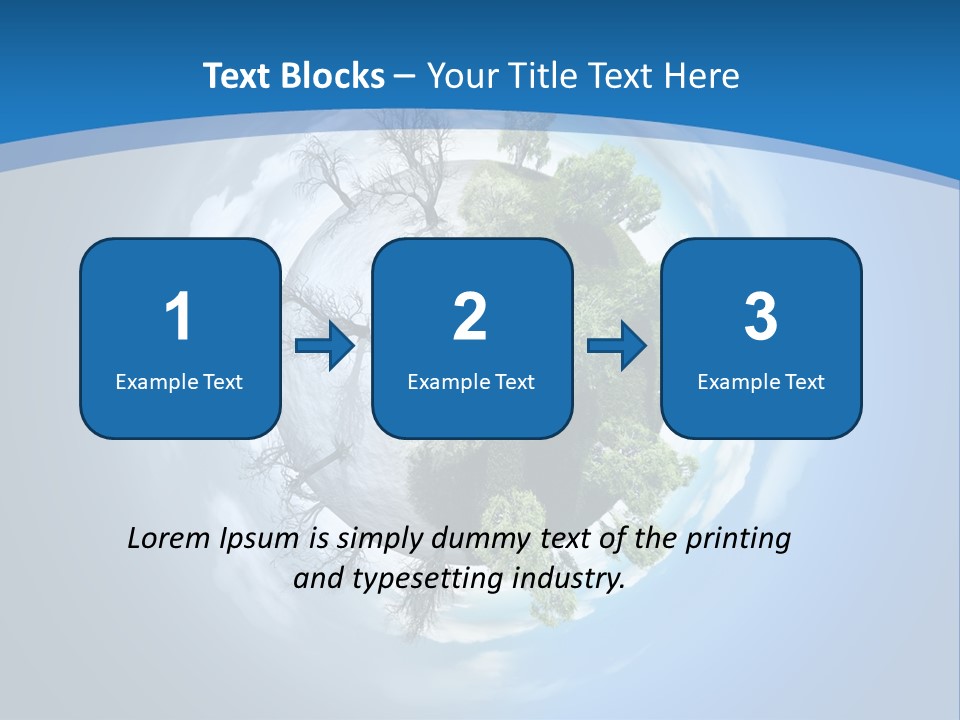 Small Grove Leafless PowerPoint Template
