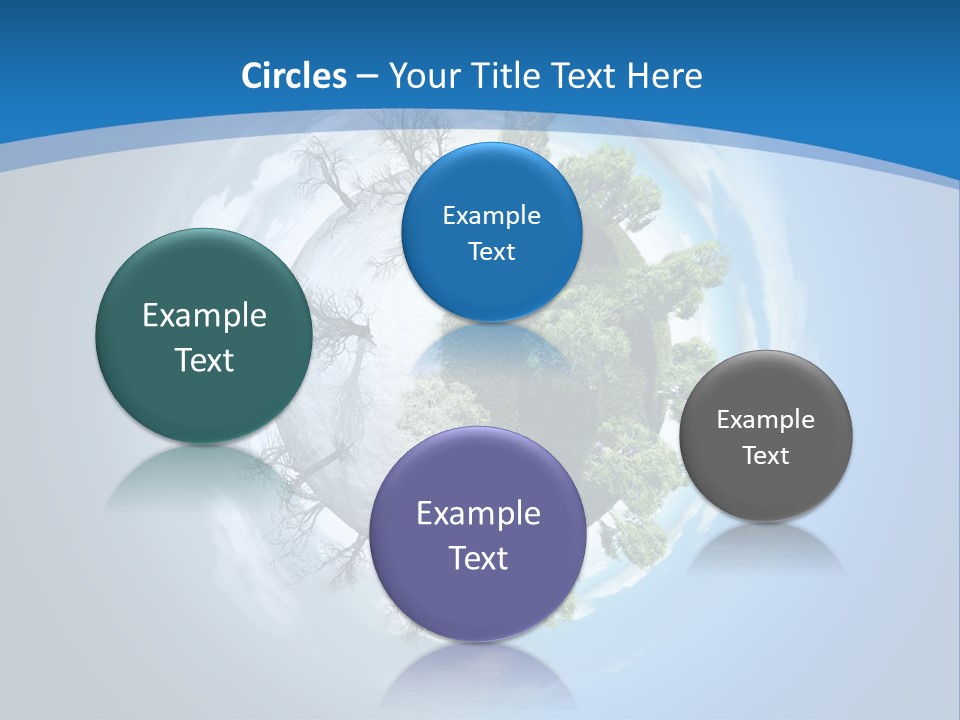 Small Grove Leafless PowerPoint Template