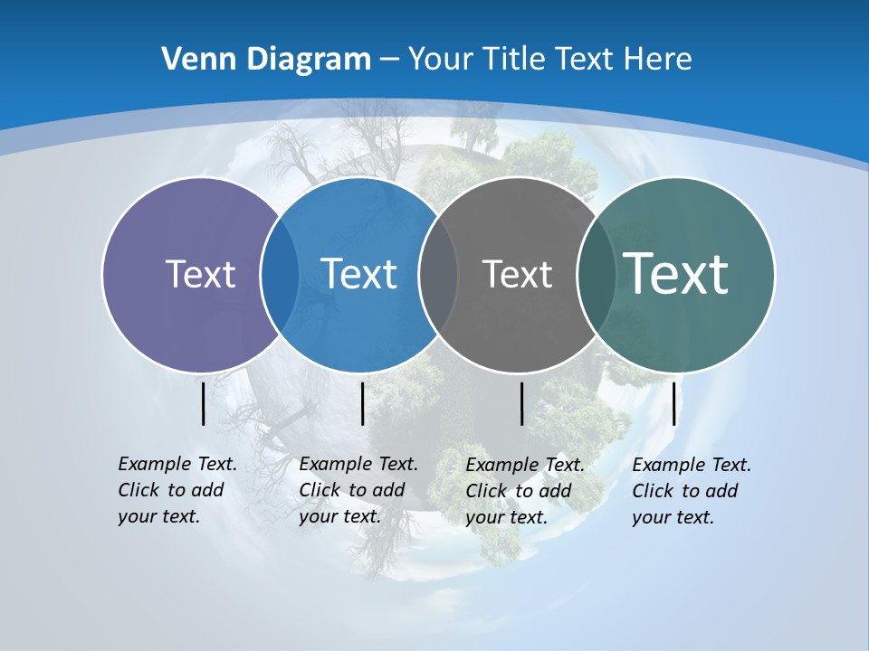 Small Grove Leafless PowerPoint Template