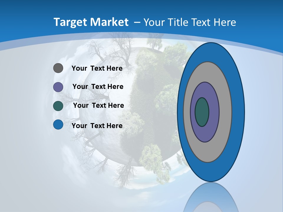 Small Grove Leafless PowerPoint Template