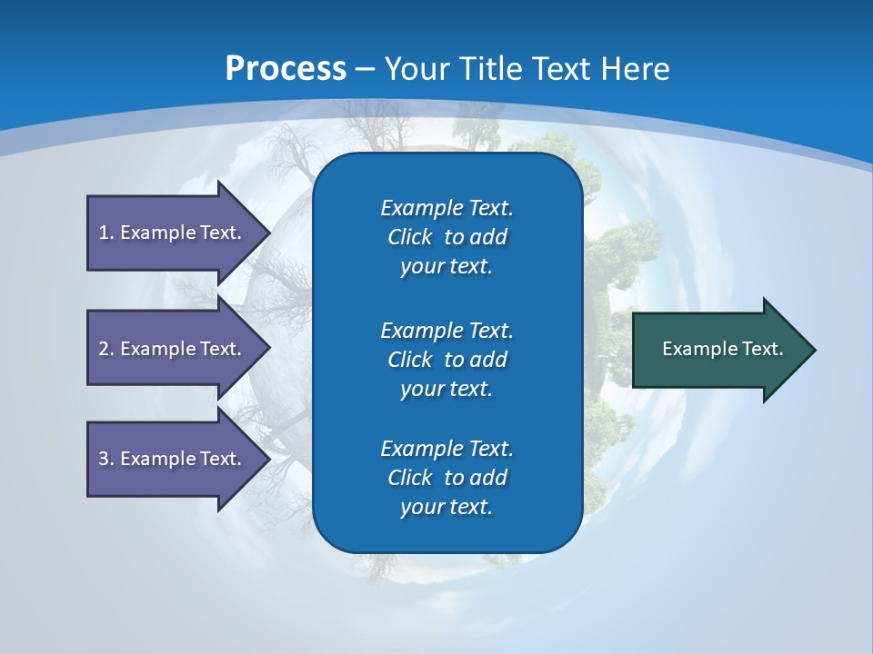 Small Grove Leafless PowerPoint Template