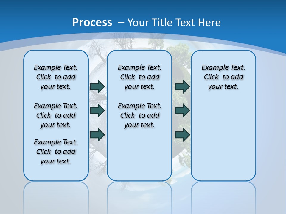 Small Grove Leafless PowerPoint Template