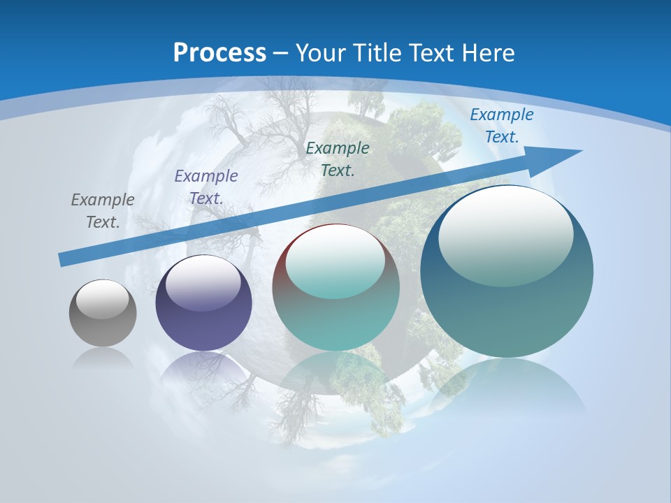 Small Grove Leafless PowerPoint Template