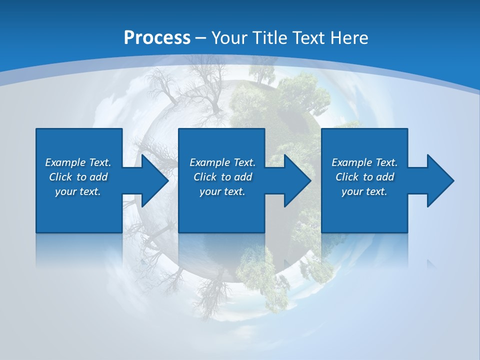 Small Grove Leafless PowerPoint Template