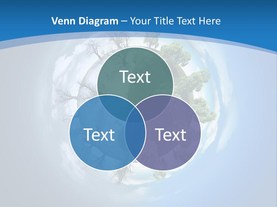 Small Grove Leafless PowerPoint Template