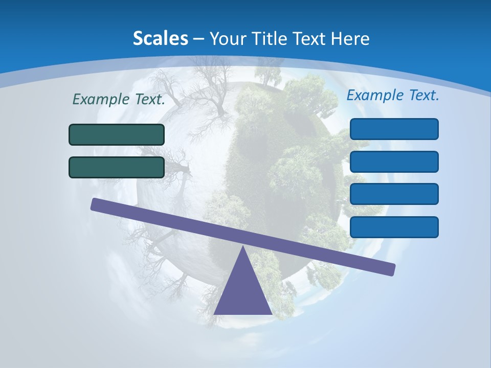 Small Grove Leafless PowerPoint Template