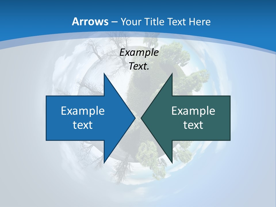 Small Grove Leafless PowerPoint Template