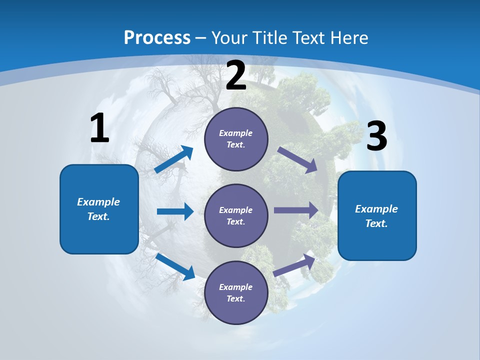 Small Grove Leafless PowerPoint Template
