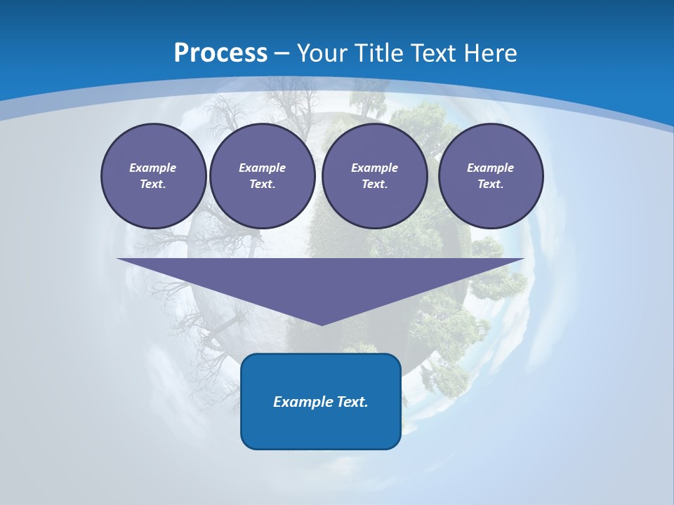 Small Grove Leafless PowerPoint Template