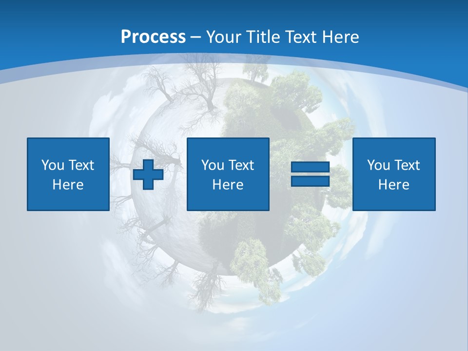 Small Grove Leafless PowerPoint Template