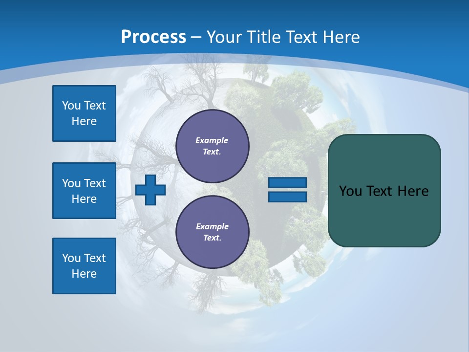 Small Grove Leafless PowerPoint Template