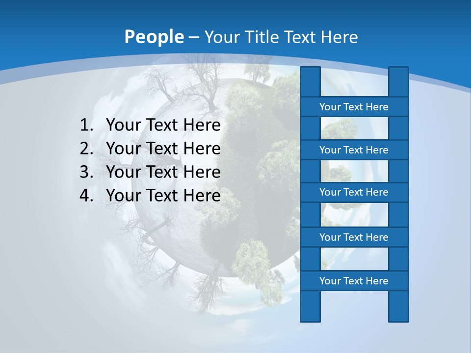 Small Grove Leafless PowerPoint Template