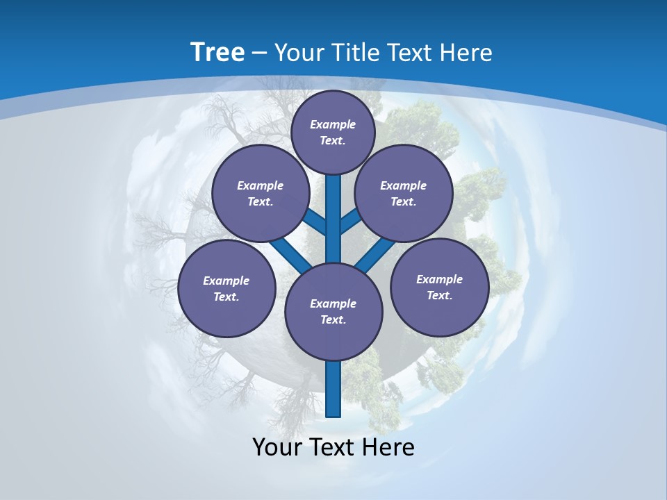 Small Grove Leafless PowerPoint Template
