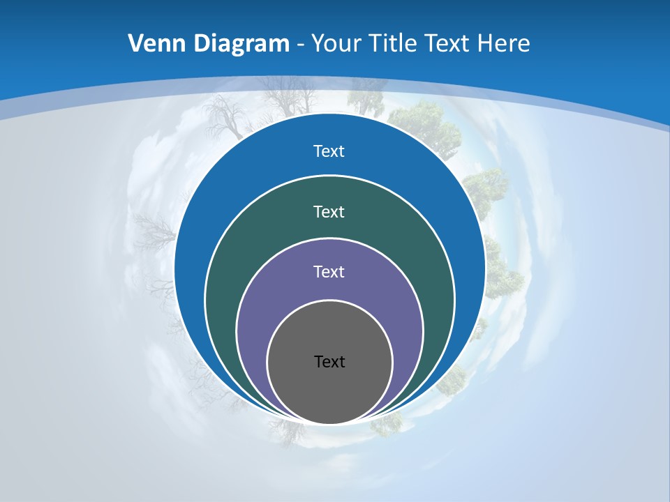Small Grove Leafless PowerPoint Template