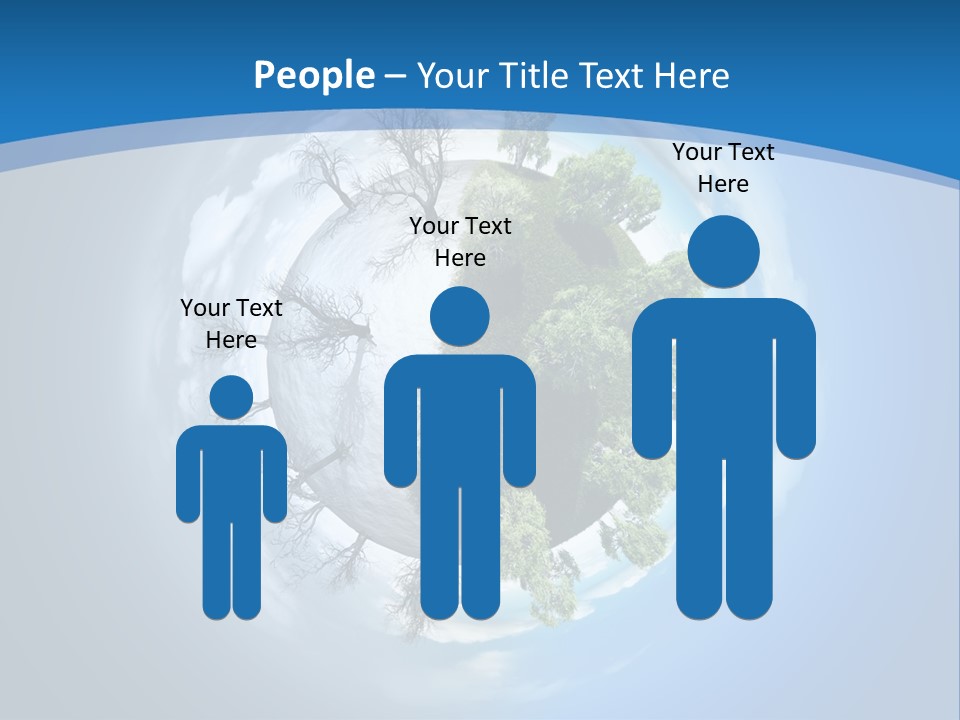 Small Grove Leafless PowerPoint Template