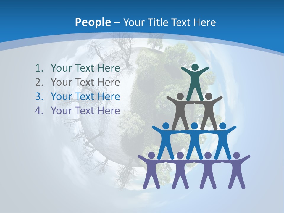 Small Grove Leafless PowerPoint Template