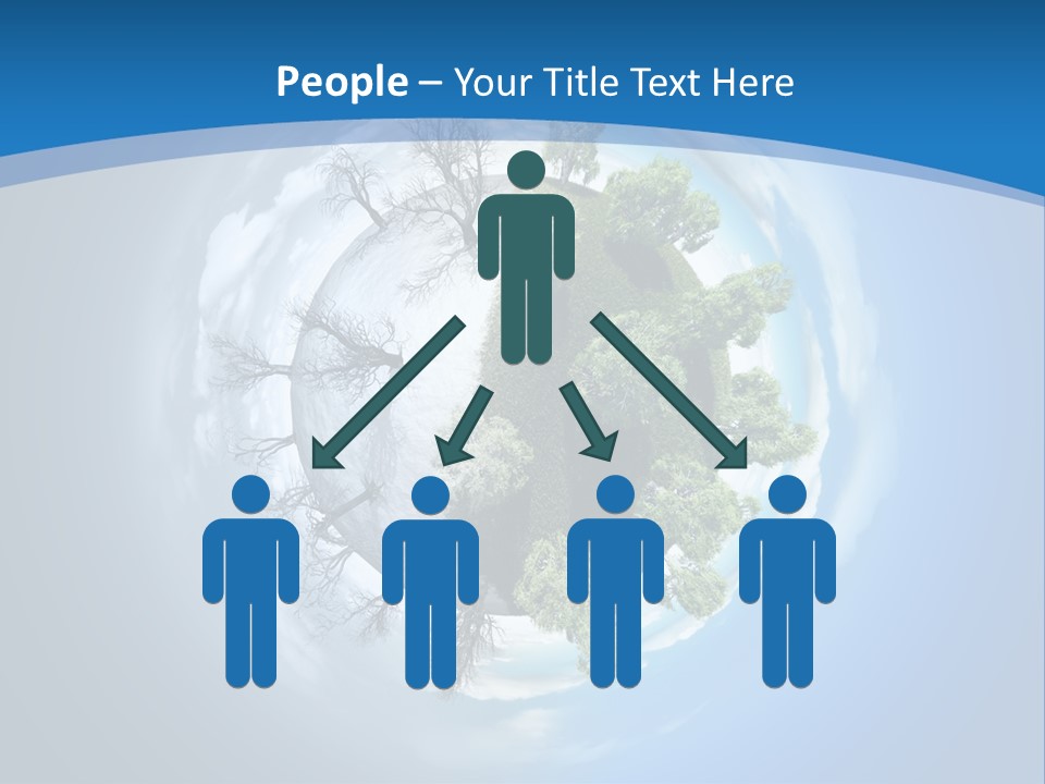 Small Grove Leafless PowerPoint Template