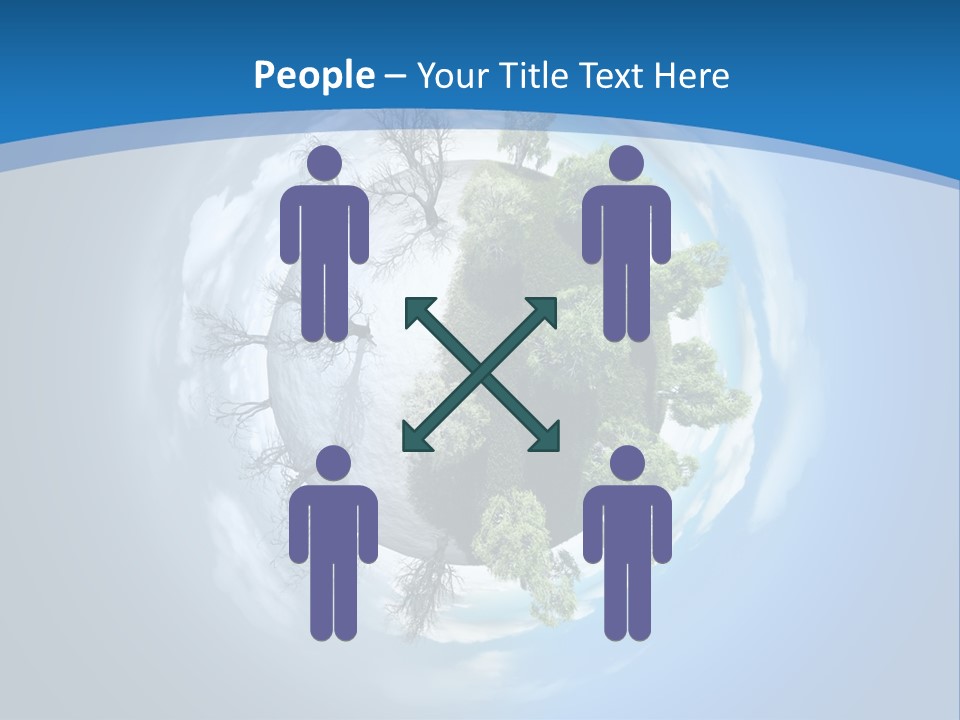 Small Grove Leafless PowerPoint Template