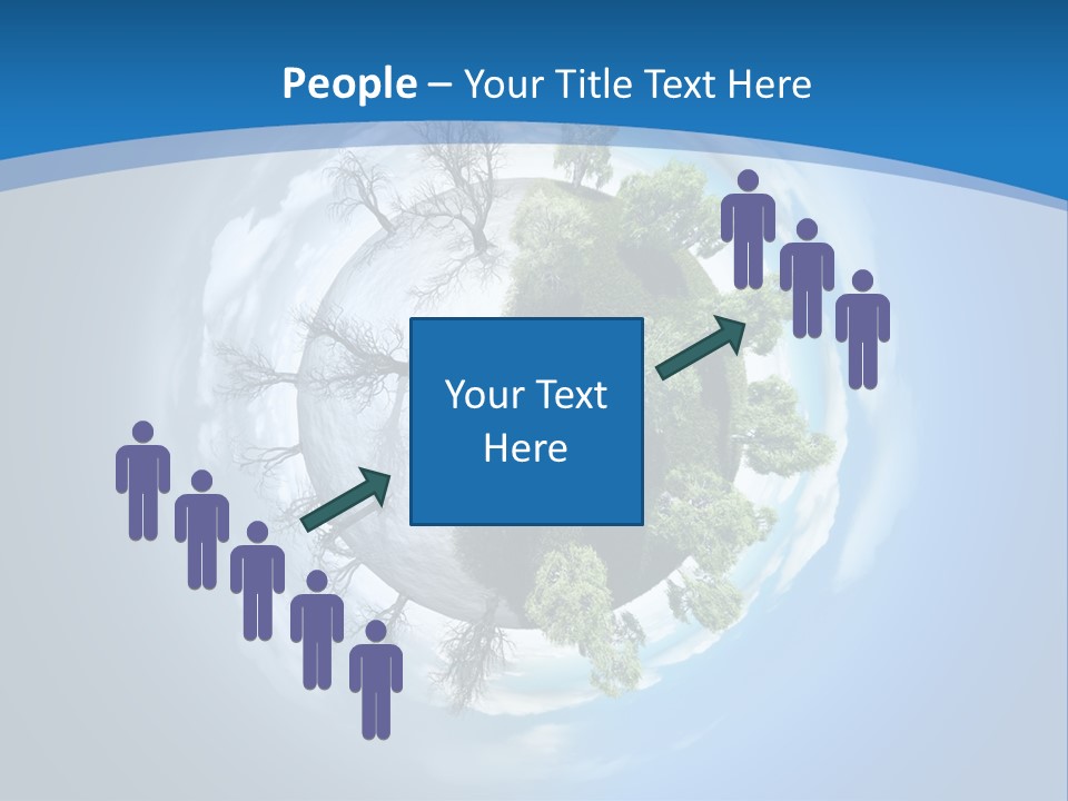 Small Grove Leafless PowerPoint Template