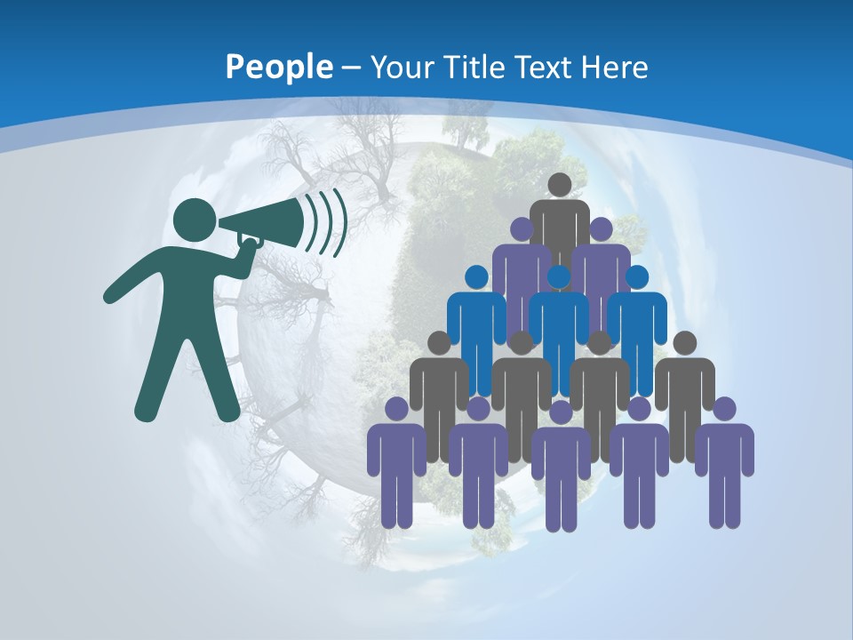 Small Grove Leafless PowerPoint Template