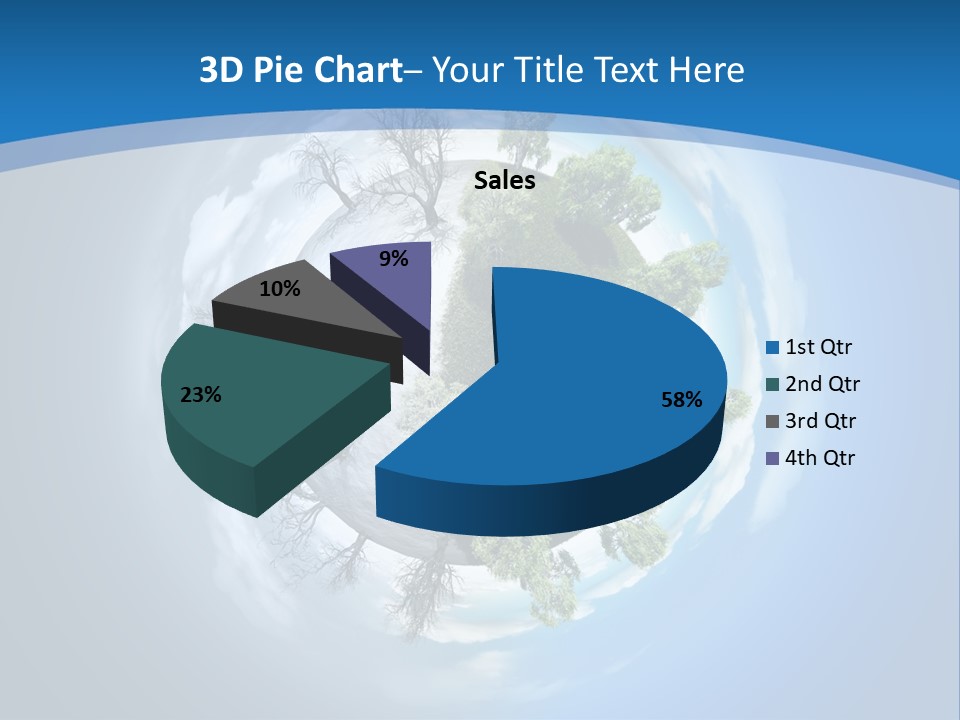 Small Grove Leafless PowerPoint Template