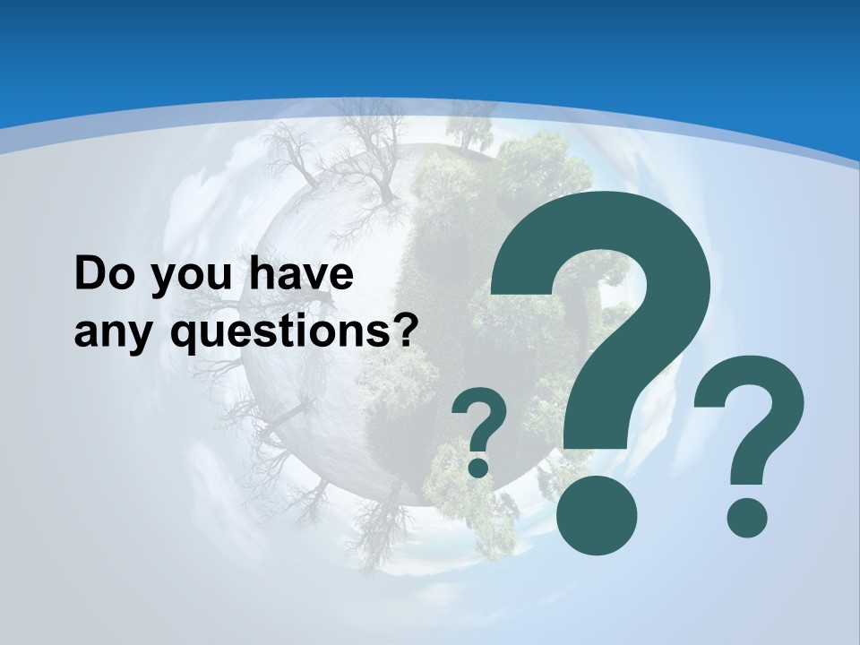 Small Grove Leafless PowerPoint Template