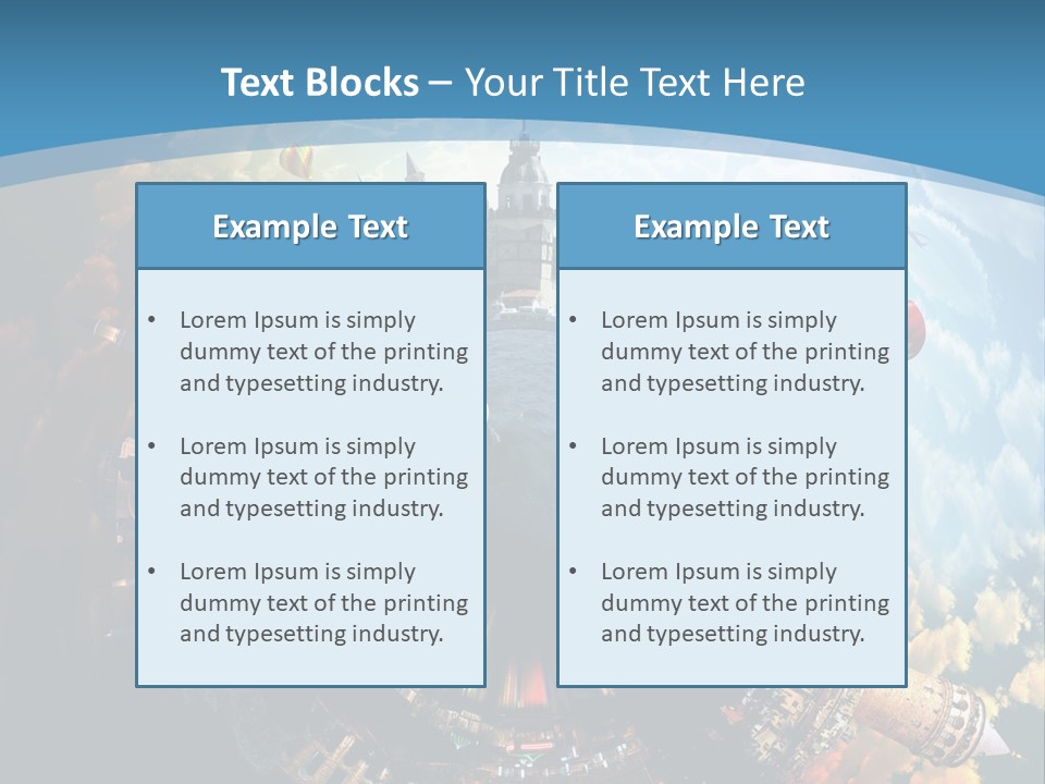 Day Camii Topkapi PowerPoint Template