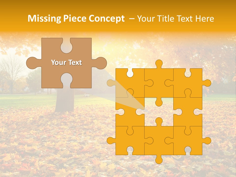 Sun Golden Green PowerPoint Template