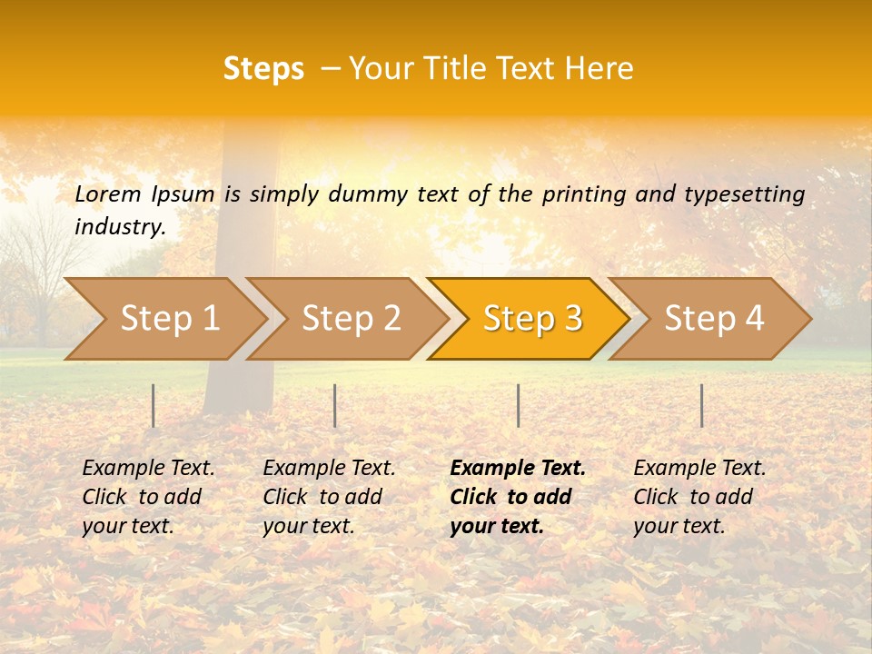 Sun Golden Green PowerPoint Template