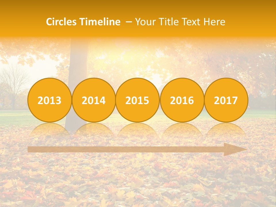 Sun Golden Green PowerPoint Template