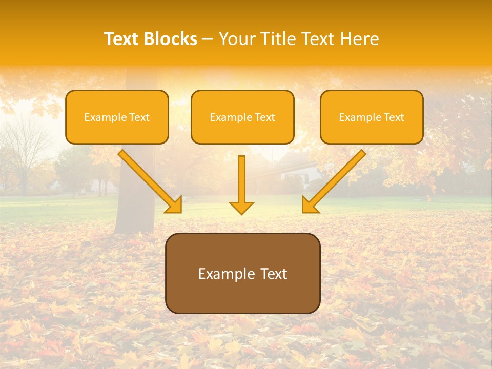 Sun Golden Green PowerPoint Template