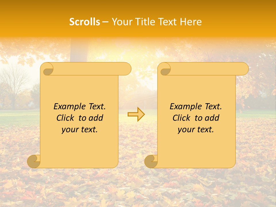 Sun Golden Green PowerPoint Template