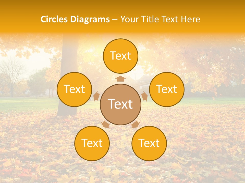 Sun Golden Green PowerPoint Template