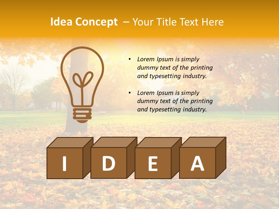 Sun Golden Green PowerPoint Template