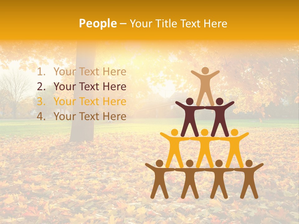 Sun Golden Green PowerPoint Template