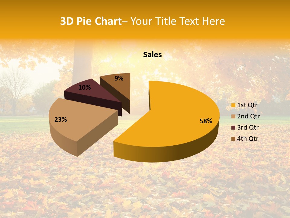 Sun Golden Green PowerPoint Template