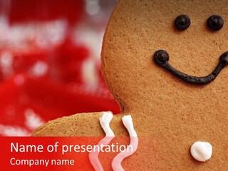 X Mas Detail Sweet PowerPoint Template