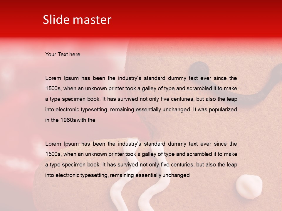 X Mas Detail Sweet PowerPoint Template