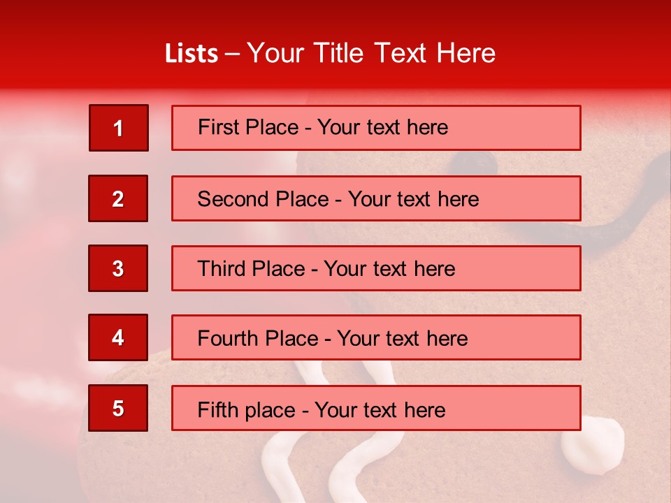 X Mas Detail Sweet PowerPoint Template