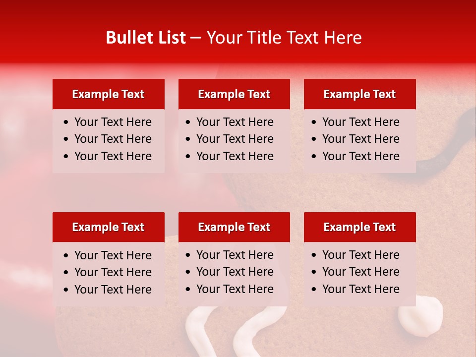 X Mas Detail Sweet PowerPoint Template