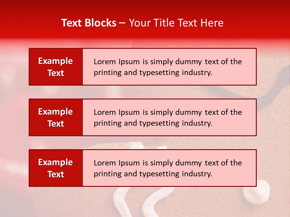 X Mas Detail Sweet PowerPoint Template