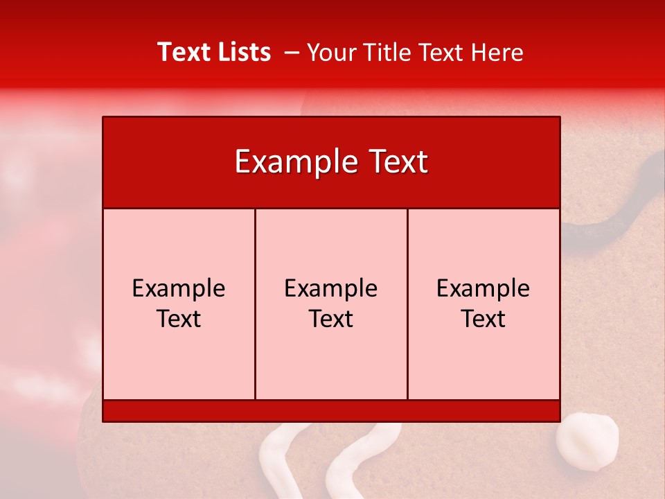 X Mas Detail Sweet PowerPoint Template