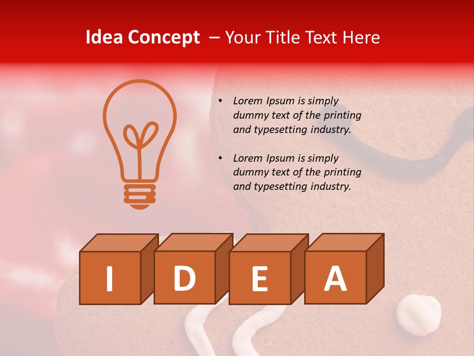 X Mas Detail Sweet PowerPoint Template