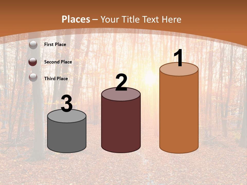 Outdoors Colorful Golden PowerPoint Template